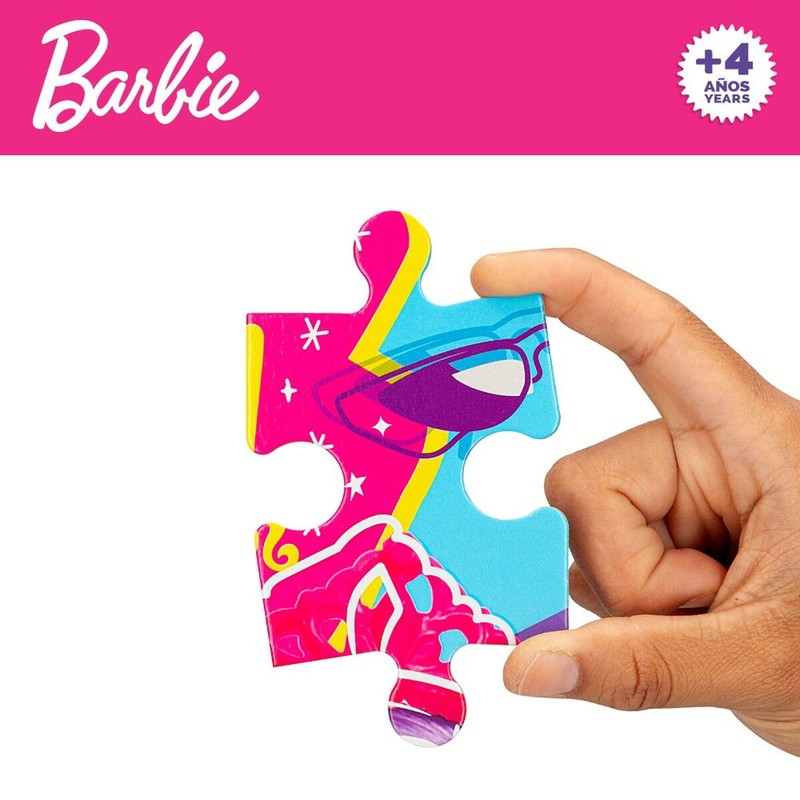 Puzzle Infantil Barbie MaxiFloor 60 Piezas Grandes
