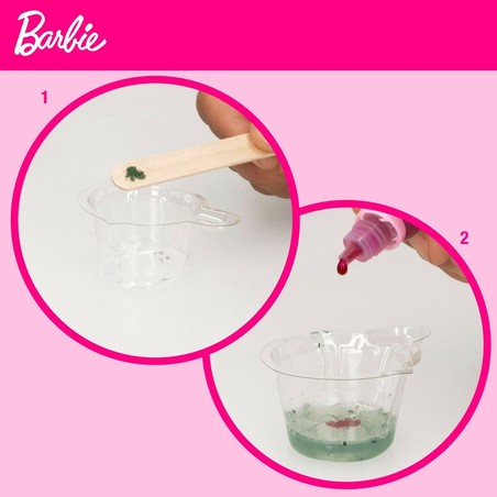 Kit Maquillaje Barbie Studio Color Change Esmalte Uñas 15 Piezas