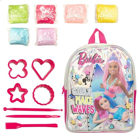 Manualidades Niños: Juego Creativo Plastilina Barbie Mochila 14 Piezas - Compra online en MegaJuguetes