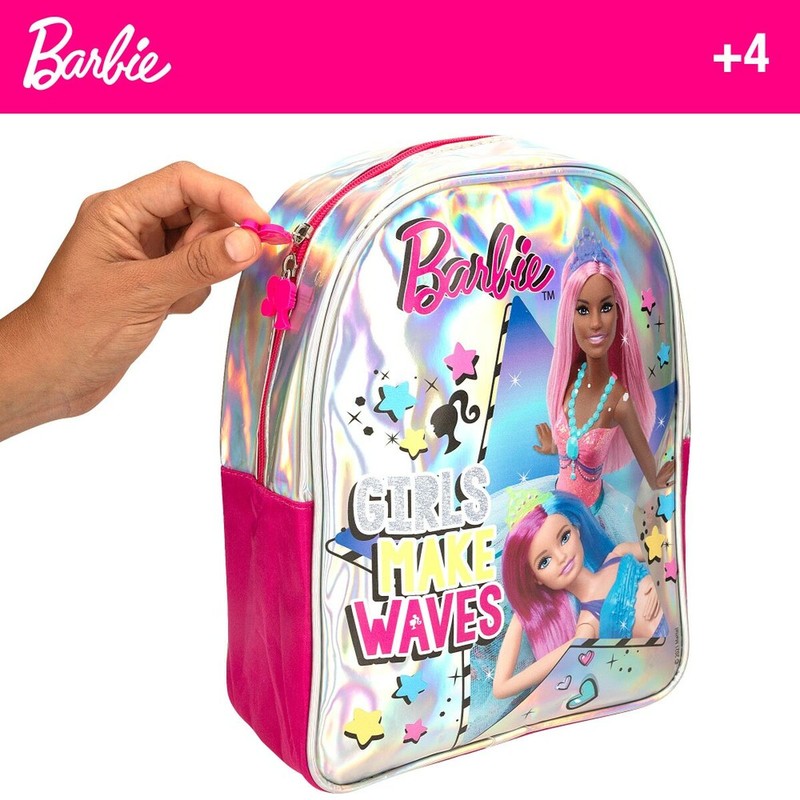 Manualidades Niños: Juego Creativo Plastilina Barbie Mochila 14 Piezas