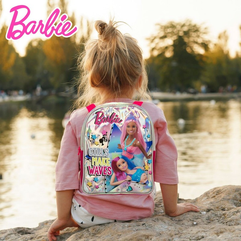 Manualidades Niños: Juego Creativo Plastilina Barbie Mochila 14 Piezas