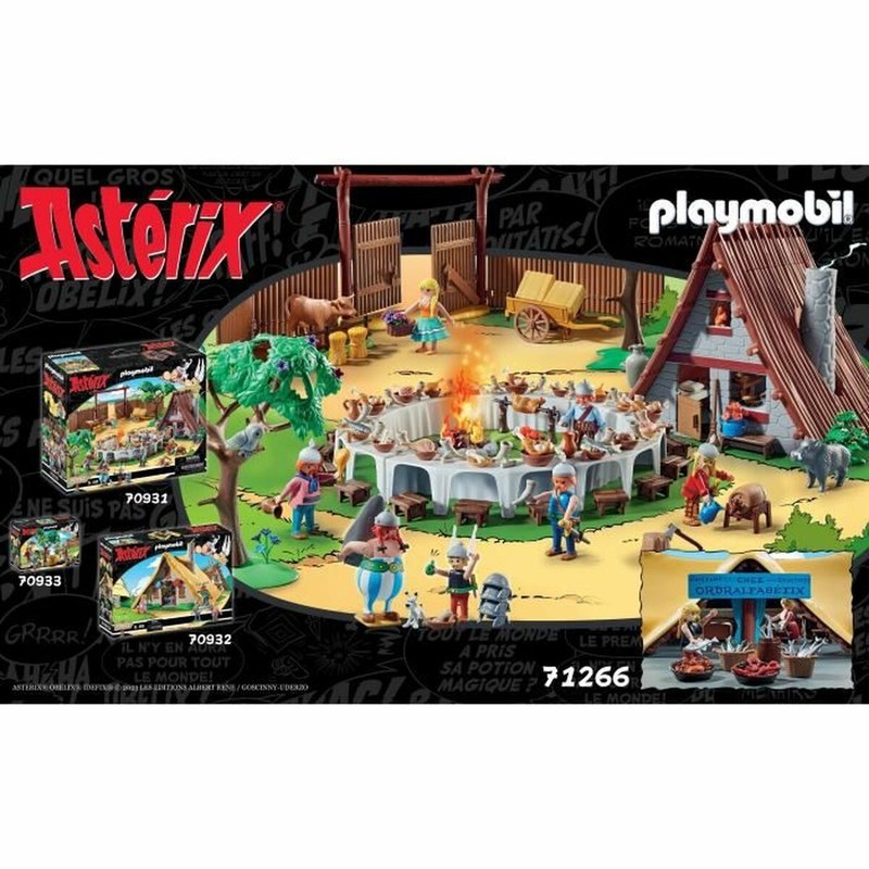 Figuras Acción Niños Playmobil Astérix: Cabaña de Ordralfabetix