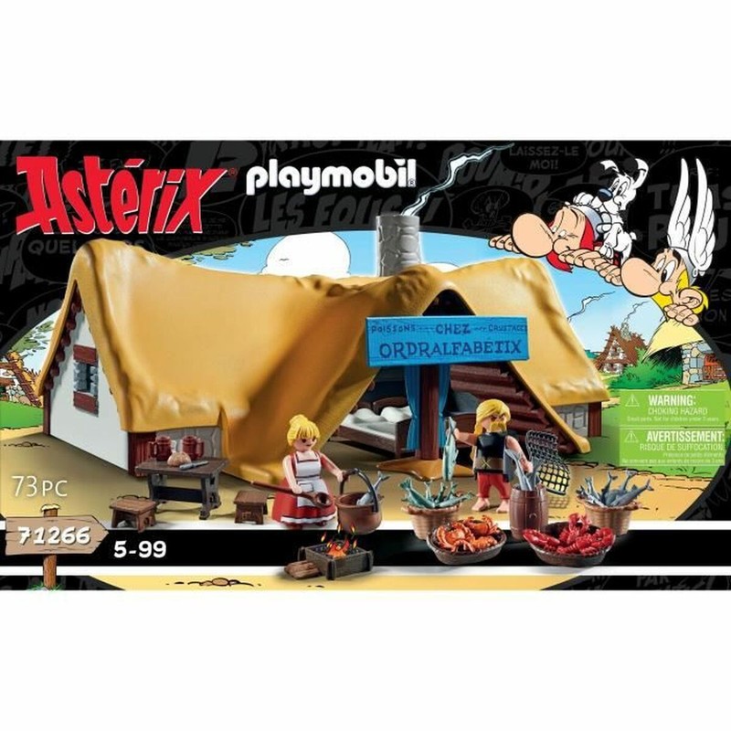 Figuras Acción Niños Playmobil Astérix: Cabaña de Ordralfabetix
