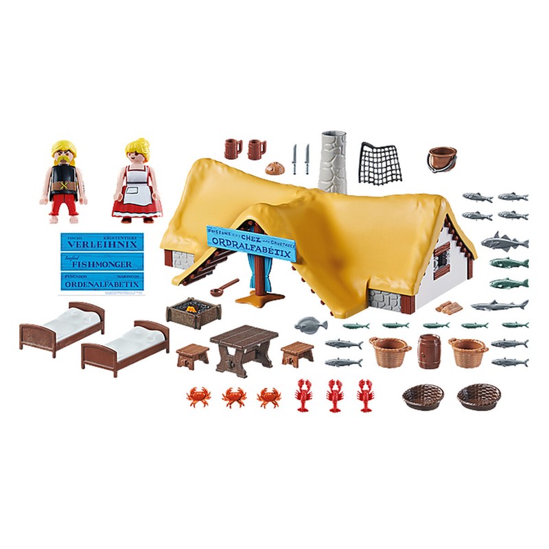 Figuras Acción Niños Playmobil Astérix: Cabaña de Ordralfabetix