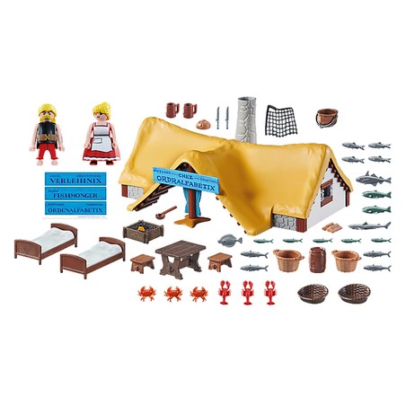 Figuras Acción Niños Playmobil Astérix: Cabaña de Ordralfabetix
