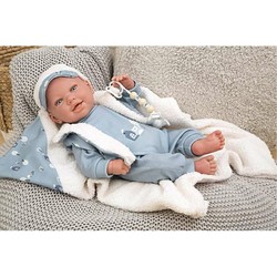 Muñecas Niñas: Bebé Arias Bruno 45 cm con Chupete y Manta - Compra online en MegaJuguetes 2
