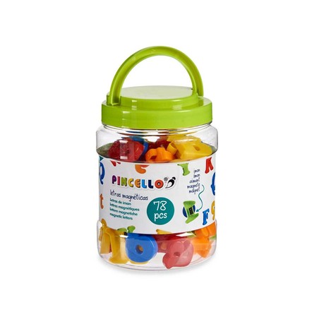 Letras Magnéticas Niños Pincello Multicolor