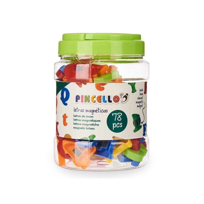 Letras Magnéticas Niños Pincello Multicolor