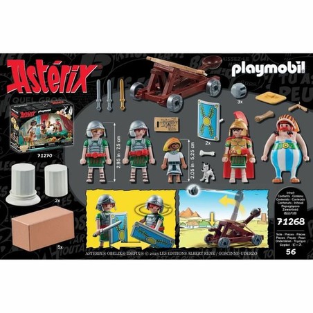 Figuras Acción Niños Playmobil Astérix: Aventura Numerobis 56 Piezas