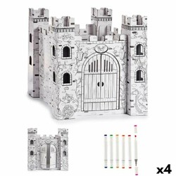 Manualidades Niños Pincello: Juego de Castillo Creativo (4 Unidades) - Compra online en MegaJuguetes