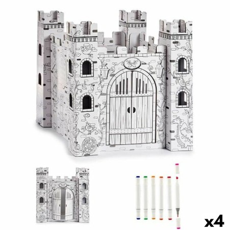 Manualidades Niños Pincello: Juego de Castillo Creativo (4 Unidades) - Compra online en MegaJuguetes