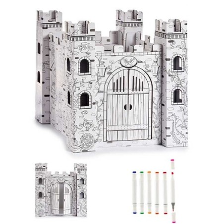 Manualidades Niños Pincello: Juego de Castillo Creativo (4 Unidades)