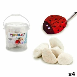 Manualidades Niños: Set Piedras Pincello Blanco 3 Kg - Compra online en MegaJuguetes