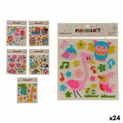 Manualidades Niños: Pegatinas Pincello Multicolor (24 Unidades) - Compra online en MegaJuguetes