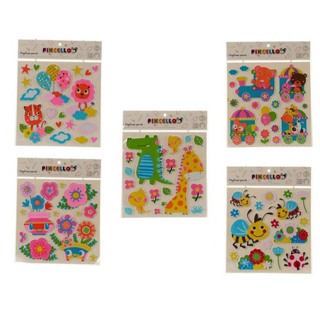 Manualidades Niños: Pegatinas Pincello Multicolor (24 Unidades)