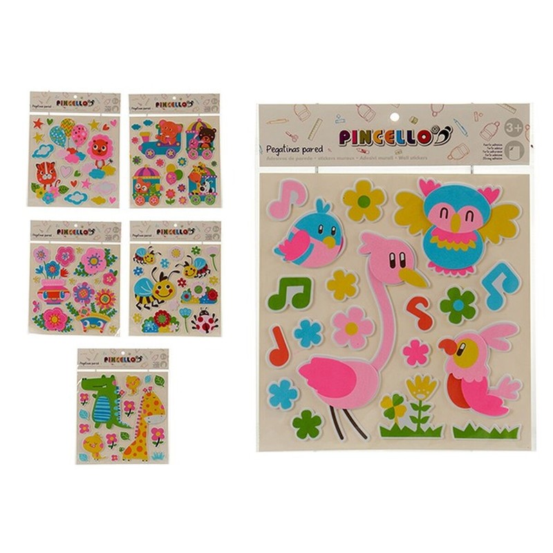 Manualidades Niños: Pegatinas Pincello Multicolor (24 Unidades)