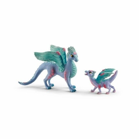 Figuras acción niños Schleich Flower Dragon con cría - Compra online en MegaJuguetes