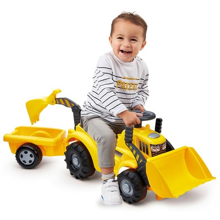 Juguetes Exterior Niños: Correpasillos Tractor Ecoiffier Amarillo - Compra online en MegaJuguetes
