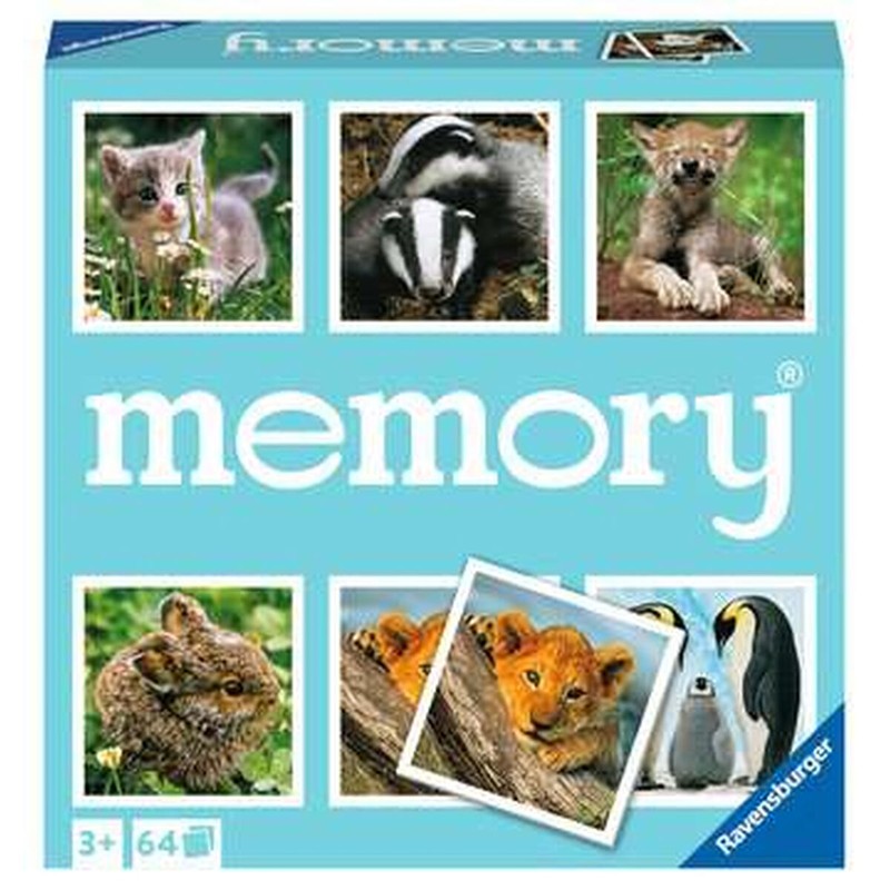 Juegos Mesa Niños Ravensburger 020879 - Memoria de Animales - Compra online en MegaJuguetes