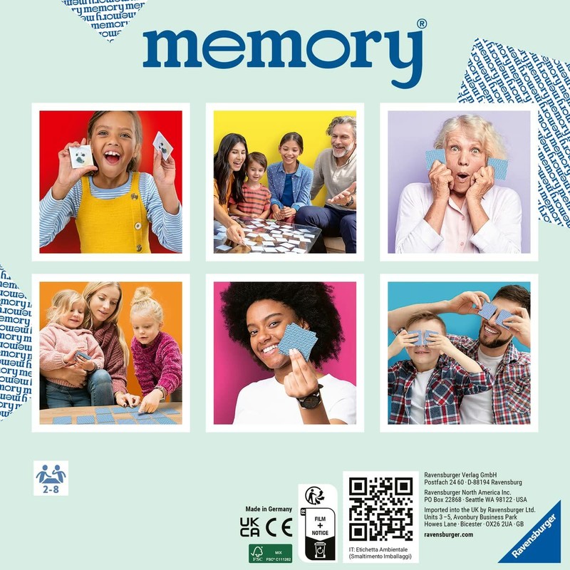 Juegos Mesa Niños Ravensburger 020879 - Memoria de Animales