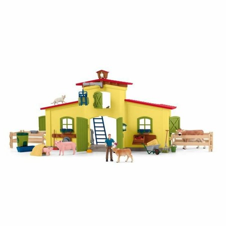 Casa Infantil de Juego Schleich 42605 Amarillo - Creatividad y Diversión - Compra online en MegaJuguetes