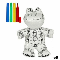 Manualidades Niños: Peluche para Colorear Rana Pincello (8 Unidades) - Compra online en MegaJuguetes