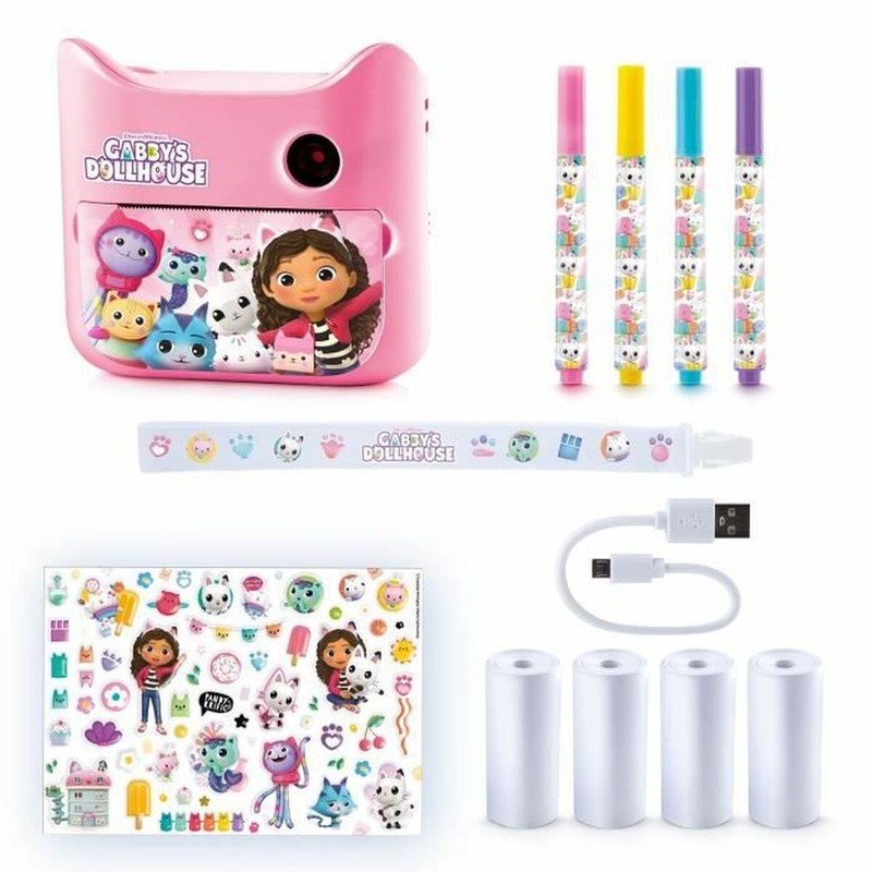 Juguetes electrónicos niños Cámara Instantánea Canal Toys Rosa