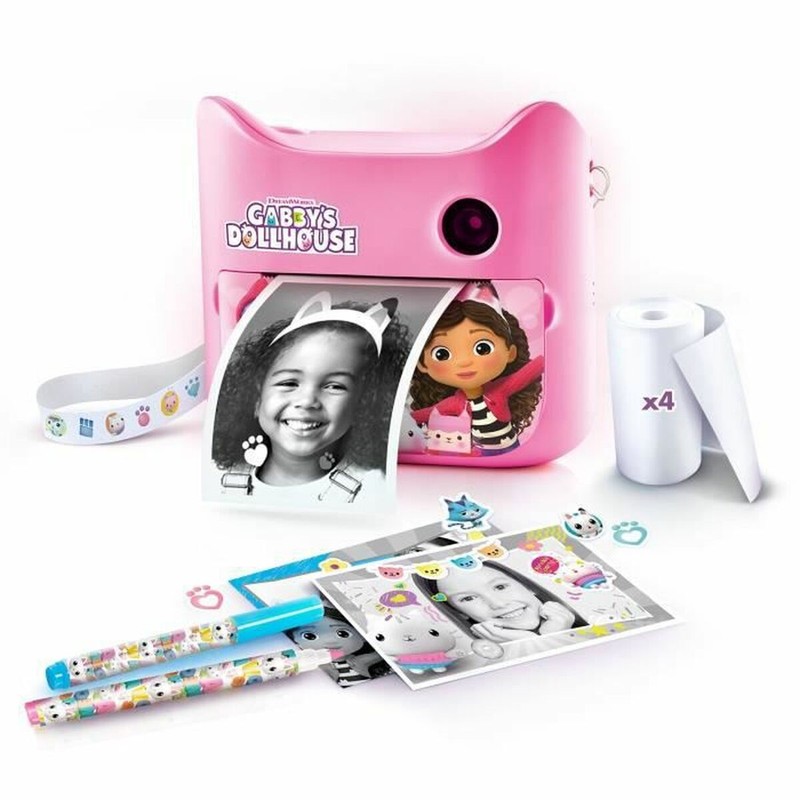 Juguetes electrónicos niños Cámara Instantánea Canal Toys Rosa