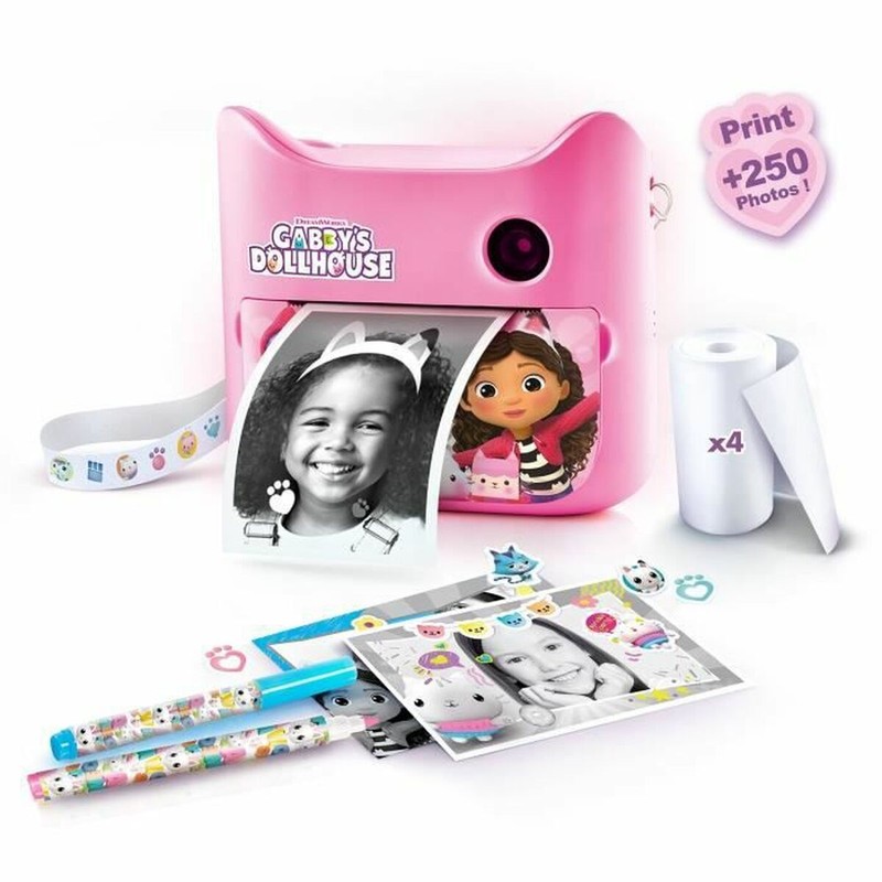 Juguetes electrónicos niños Cámara Instantánea Canal Toys Rosa