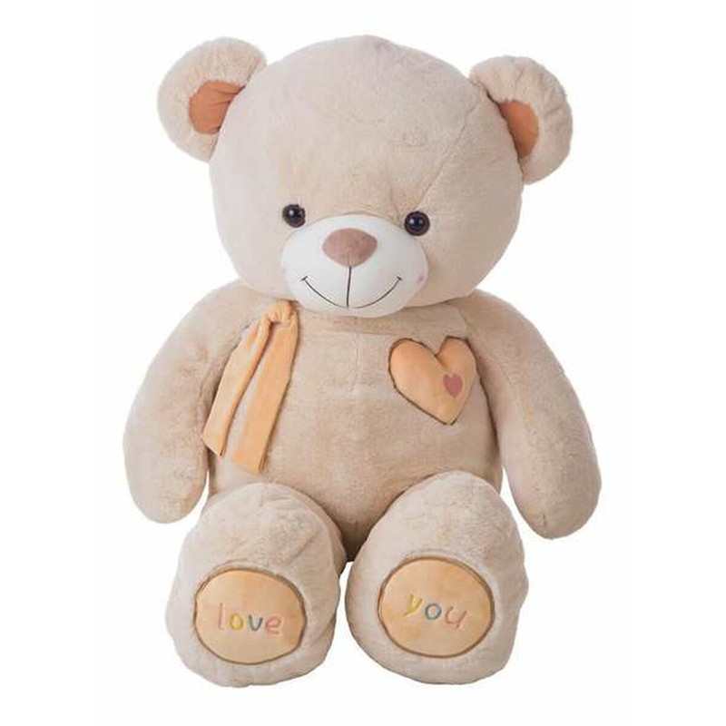 Peluches Niños BigBuy Kids: Oso Valentin Beige 115 cm - Compra online en MegaJuguetes