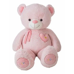 Peluches Niños BigBuy Kids Oso Gigante Valentin Rosa 140cm - Compra online en MegaJuguetes