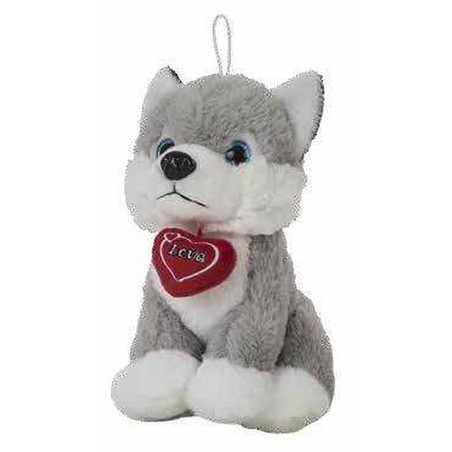 Peluches Niños BigBuy Kids: Husky Corazón 28 cm - Compra online en MegaJuguetes