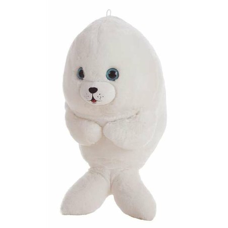 Peluches Niños BigBuy Kids - Foca Blanca Suave 24 cm - Compra online en MegaJuguetes