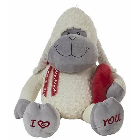 Peluches Niños Amour BigBuy Kids - Oveja Suave con Corazón - Compra online en MegaJuguetes