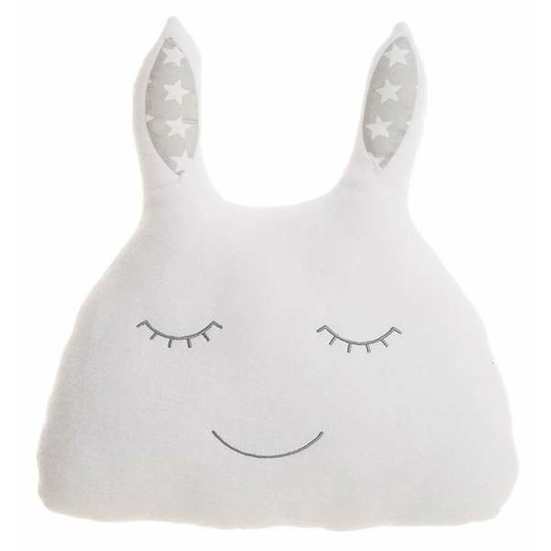 Juguetes Construcción Niños: Cojín Blanco 36 x 34 cm Conejo