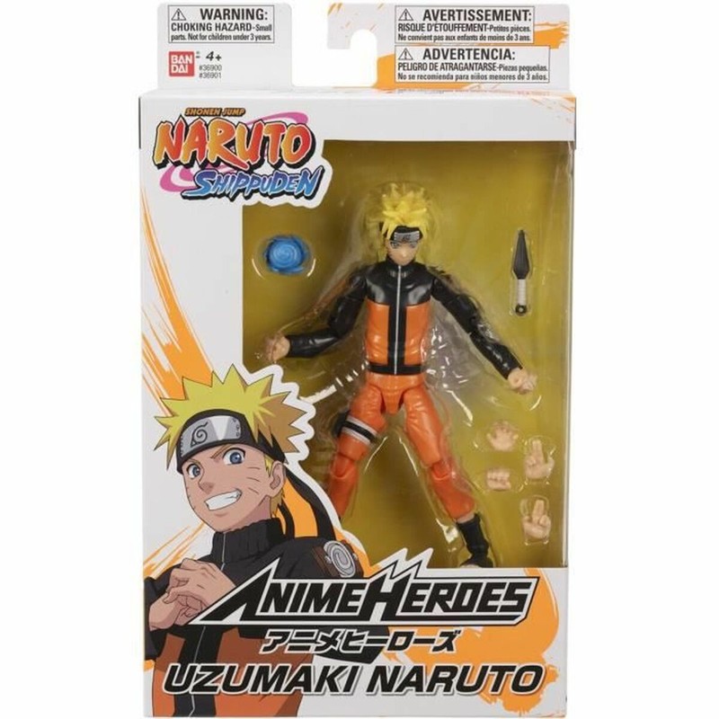 Figuras Acción Niños: Naruto Uzumaki Articulada - Anime Heroes 17 cm