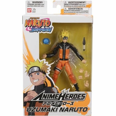 Figuras Acción Niños: Naruto Uzumaki Articulada - Anime Heroes 17 cm