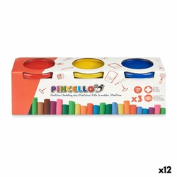 Manualidades Niños: Juego Plastilina Pincello Colores (12 Unidades) - Compra online en MegaJuguetes