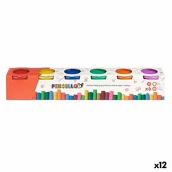 Manualidades Niños: Juego Plastilina Pincello Colores (12 Unidades) - Compra online en MegaJuguetes