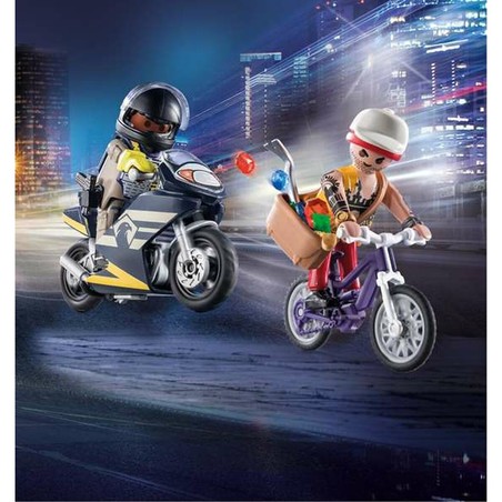 Juguetes Construcción Niños: Playmobil Set de Vehículos 27 Piezas
