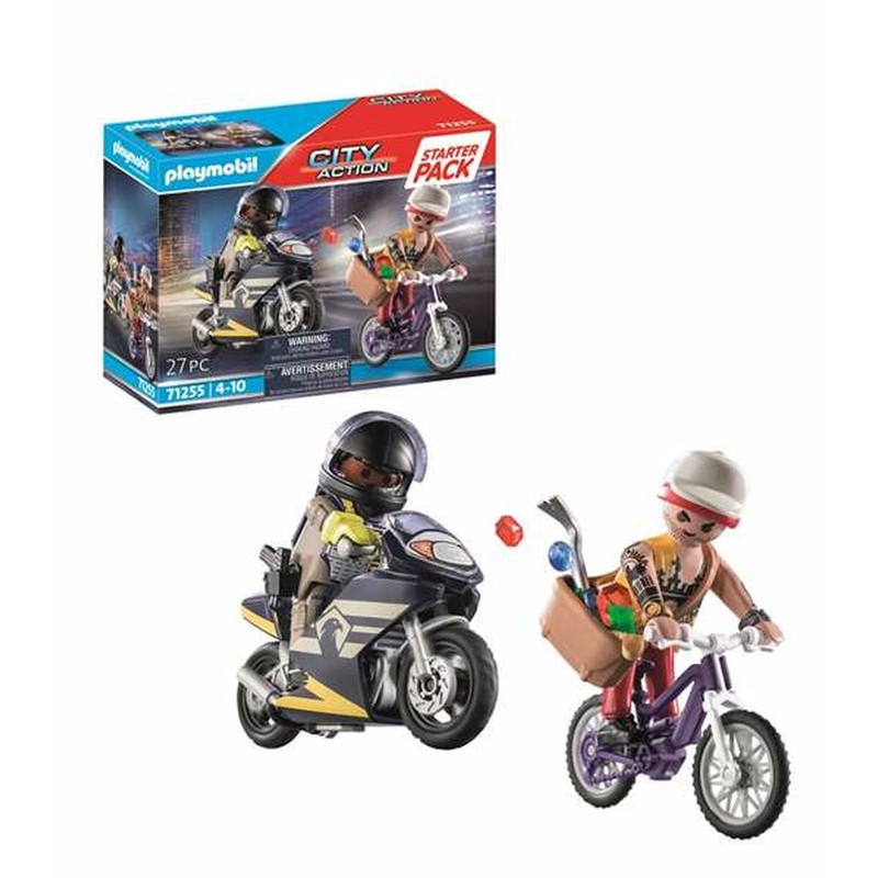 Juguetes Construcción Niños: Playmobil Set de Vehículos 27 Piezas