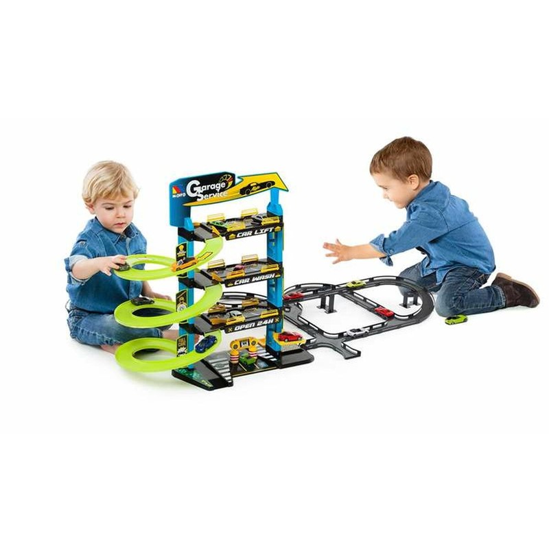 Coches Juguete Niños: Pista de Carreras Moltó 3 Niveles