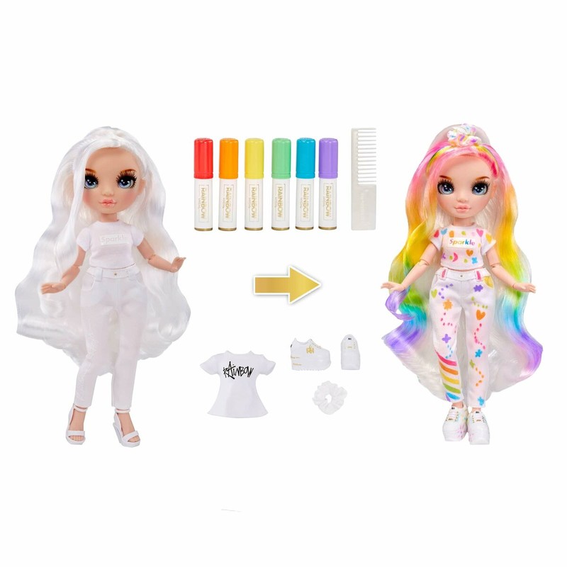 Muñecas Niñas Rainbow High Color & Create 22 cm - ¡Crea tu Estilo!