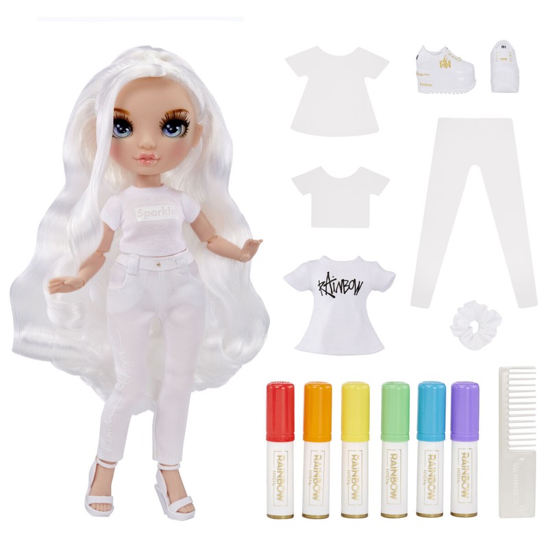 Muñecas Niñas Rainbow High Color & Create 22 cm - ¡Crea tu Estilo!