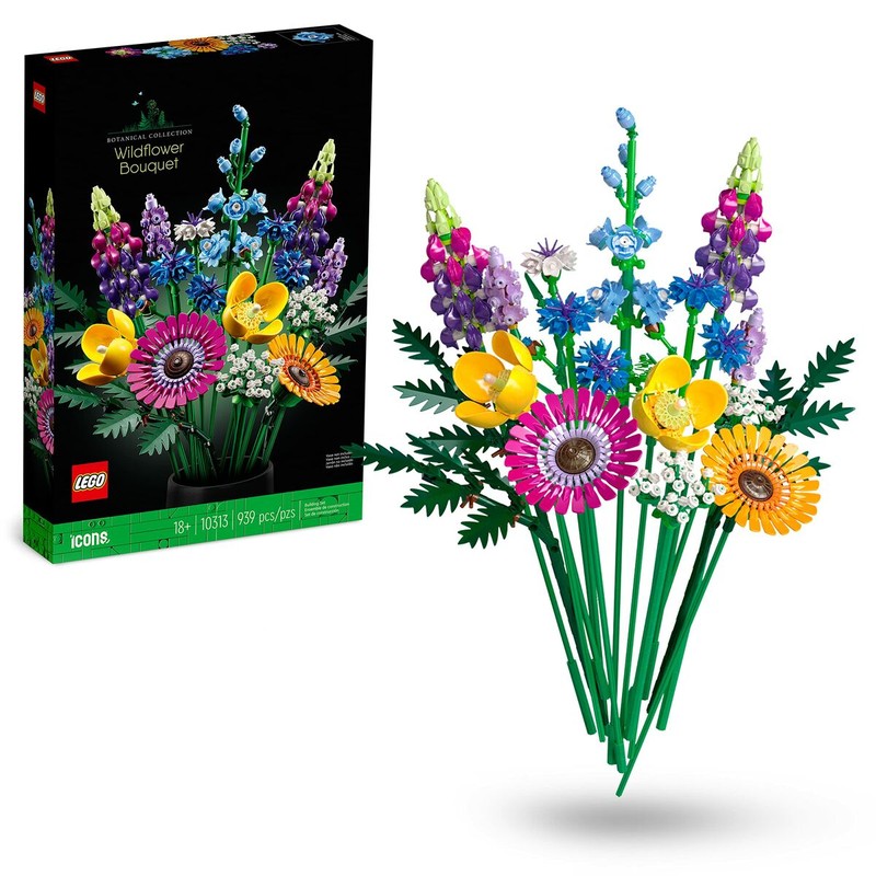 Juguetes Construcción Niños Lego Icons Bouquet Flores Silvestres - Compra online en MegaJuguetes
