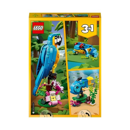 Juguetes Construcción Niños Lego Creator 31136 Loro Exótico 3 en 1