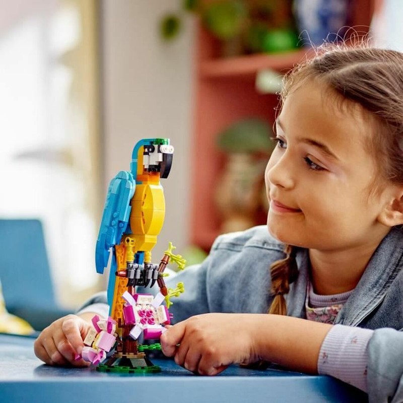 Juguetes Construcción Niños Lego Creator 31136 Loro Exótico 3 en 1
