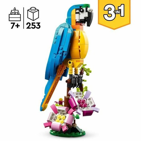 Juguetes Construcción Niños Lego Creator 31136 Loro Exótico 3 en 1