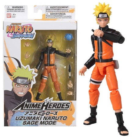 Figuras acción niños Naruto - Uzumaki Sage Mode 17 cm - Compra online en MegaJuguetes