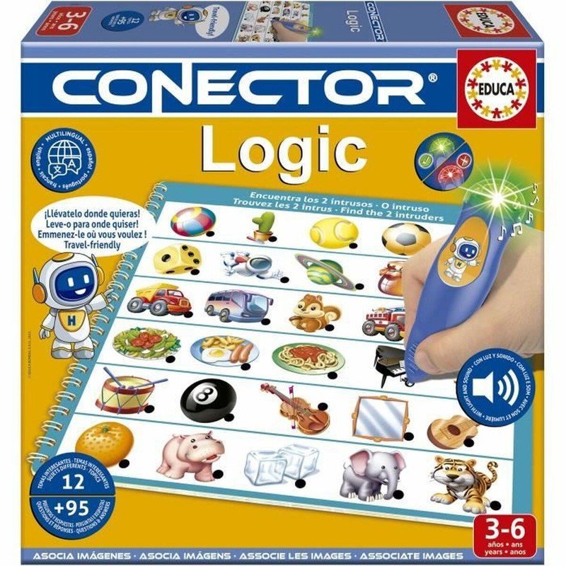 juguetes construcción niños educa conector logic